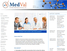 Tablet Screenshot of medvalsci.com